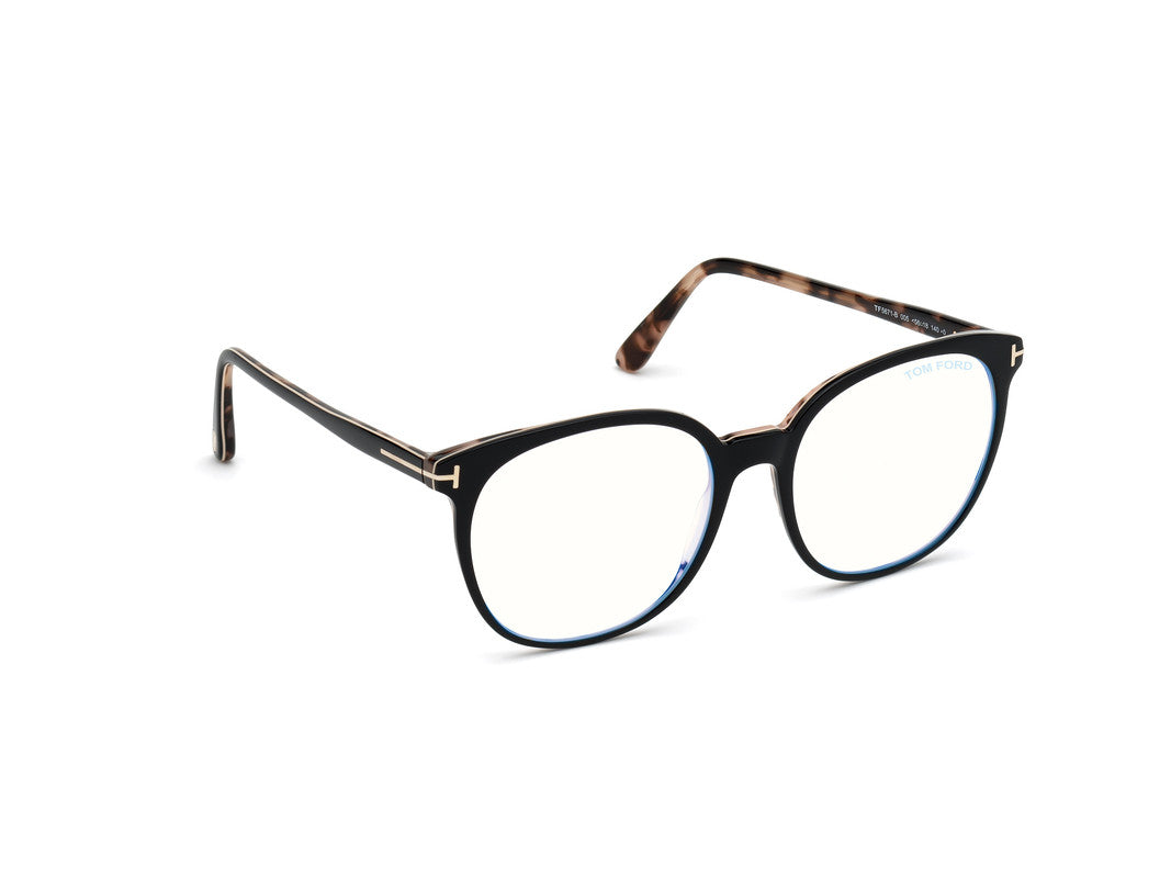 Black/Horn Female Glasses Tom Ford 889214137463