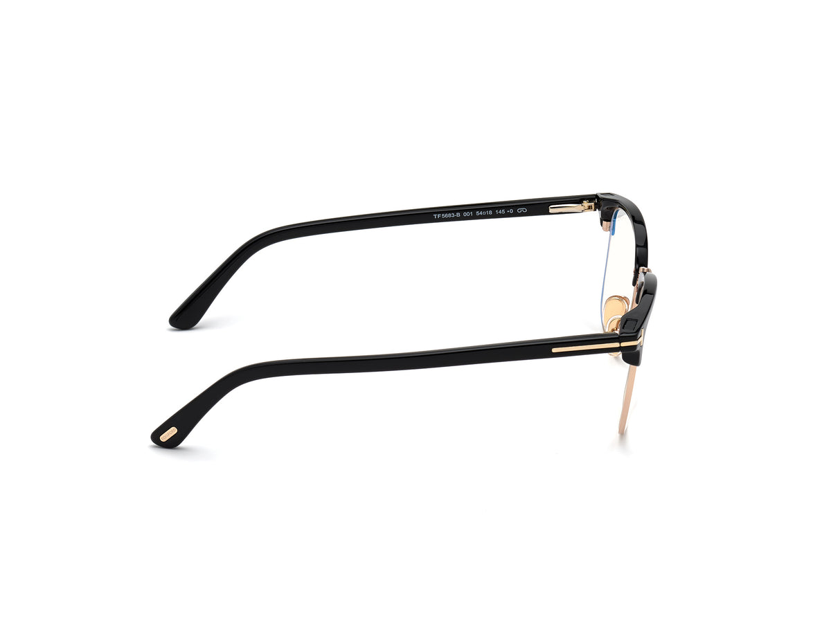 Shiny Black Male Glasses Tom Ford 889214165046
