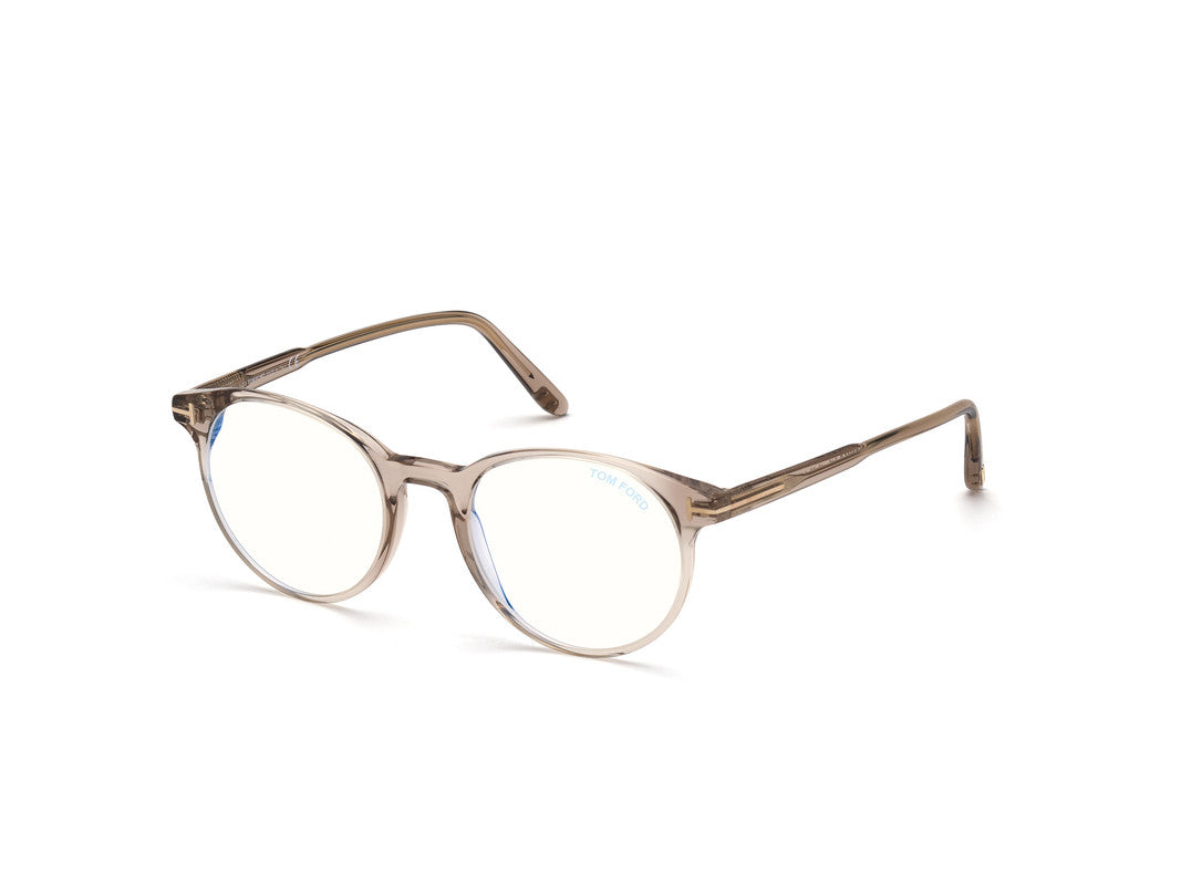 Shiny Light Brown Female Glasses Tom Ford 889214181596