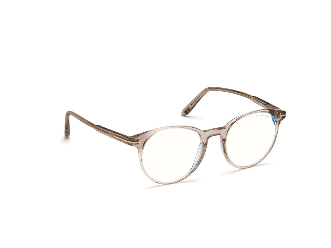 Shiny Light Brown Female Glasses Tom Ford 889214181534