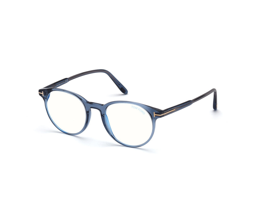 Shiny Blue Female Glasses Tom Ford 889214181626