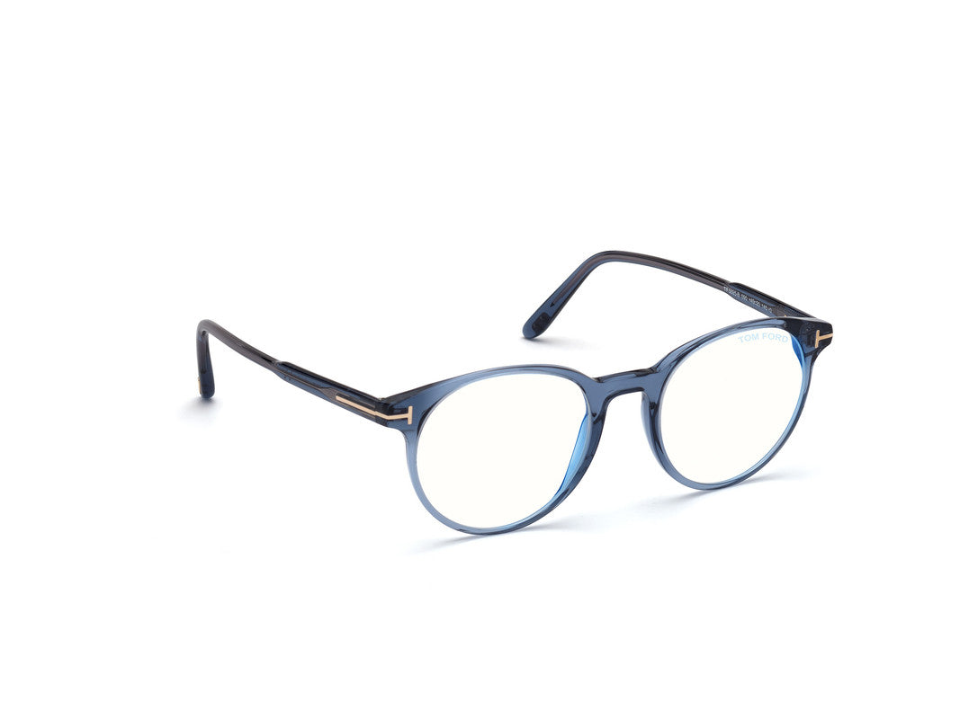 Shiny Blue Female Glasses Tom Ford 889214181565