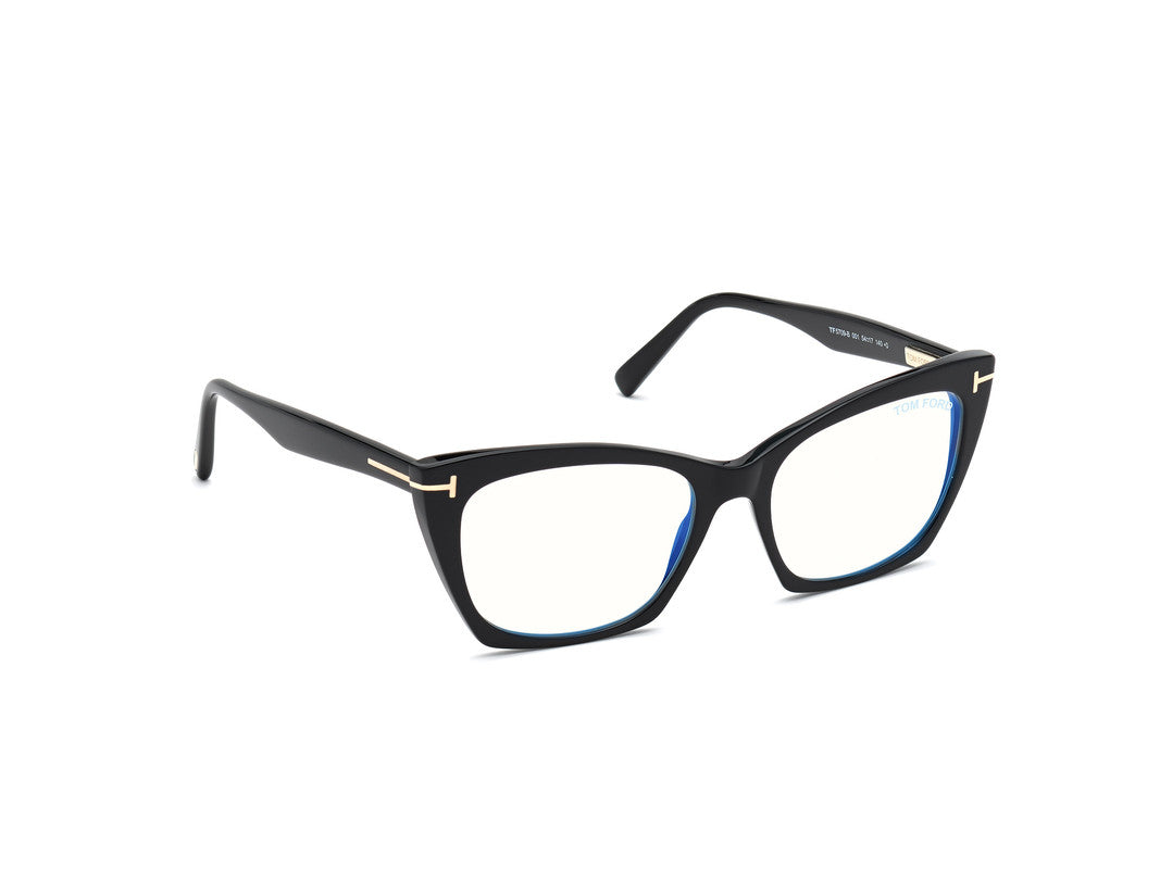 Shiny Black Female Glasses Tom Ford 889214182579