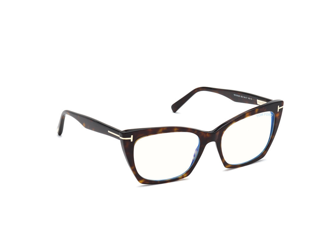 Dark Havana Female Glasses Tom Ford 889214182586