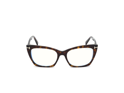 Dark Havana Female Glasses Tom Ford 889214182586