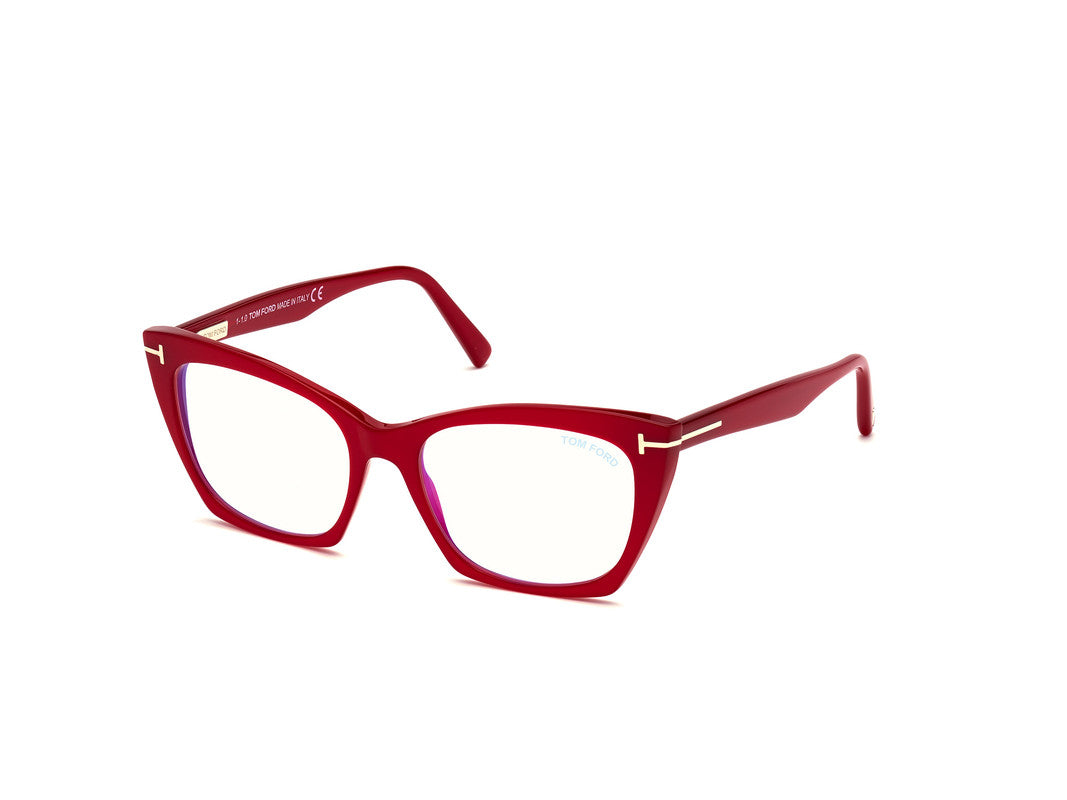 Shiny Dark Pink Female Glasses Tom Ford 889214182616