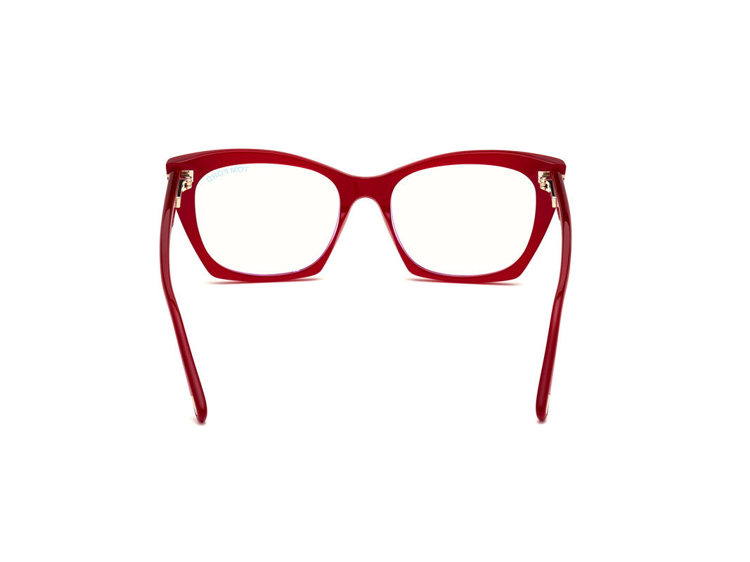 Shiny Dark Pink Female Glasses Tom Ford 889214182616