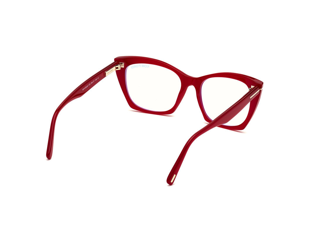 Shiny Dark Pink Female Glasses Tom Ford 889214182616