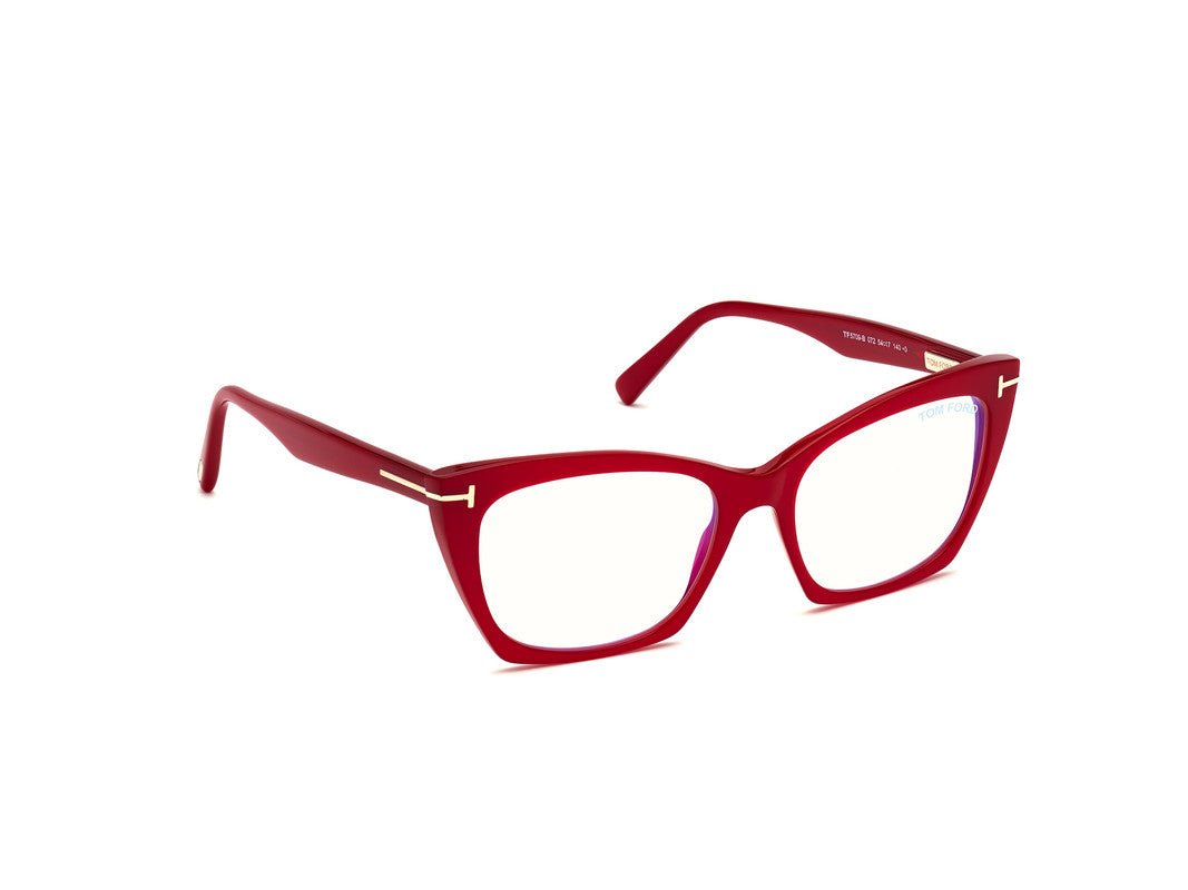 Shiny Dark Pink Female Glasses Tom Ford 889214182616