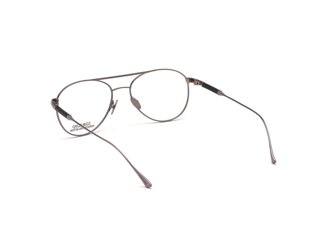 Shiny Satin Dark Ruthenium Male Glasses Tom Ford Private Collection 889214210685
