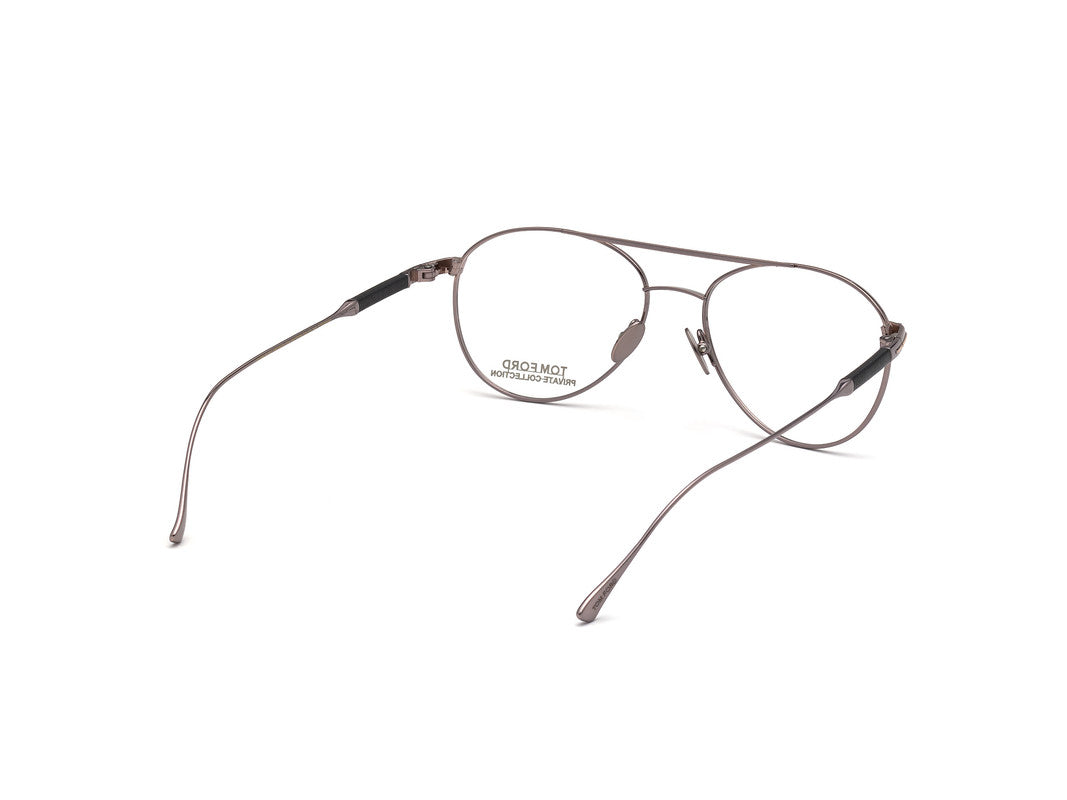 Shiny Satin Dark Ruthenium Male Glasses Tom Ford Private Collection 889214210685