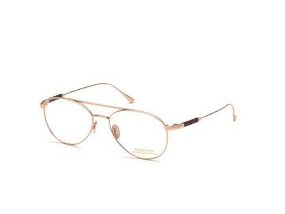 Shiny Rose Gold Male Glasses Tom Ford Private Collection 889214210692