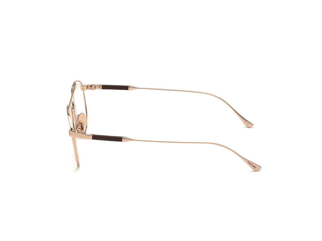 Shiny Rose Gold Male Glasses Tom Ford Private Collection 889214210692