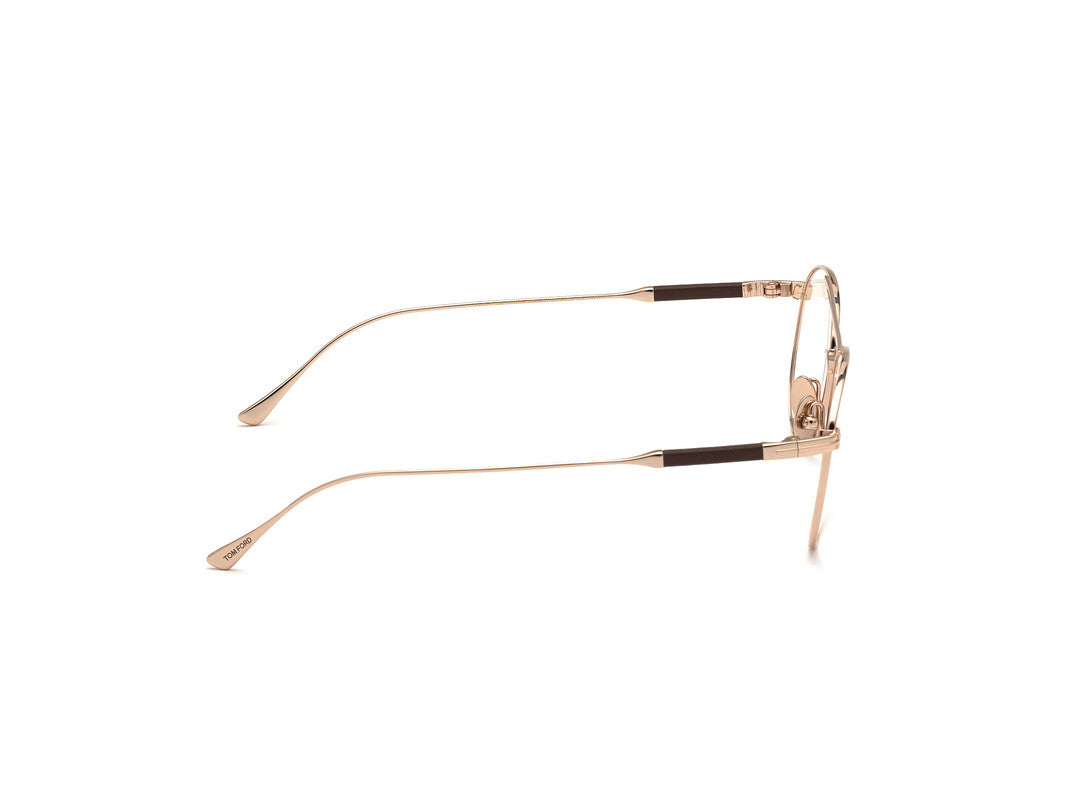 Shiny Rose Gold Male Glasses Tom Ford Private Collection 889214210692