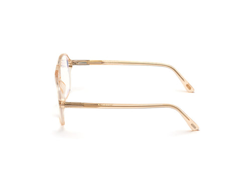 Shiny Light Brown Male Glasses Tom Ford 889214257314