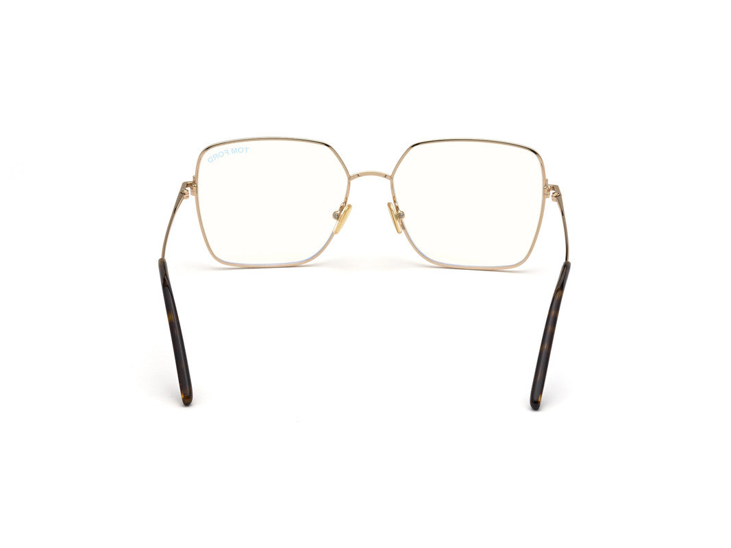 Shiny Rose Gold Female Glasses Tom Ford 889214257406