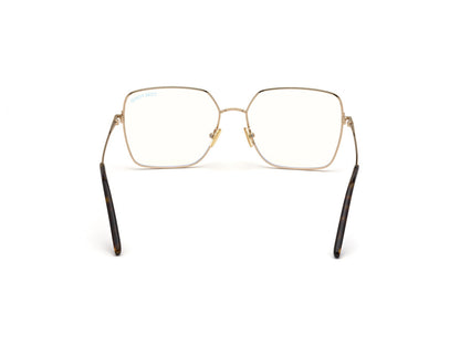 Shiny Rose Gold Female Glasses Tom Ford 889214257406