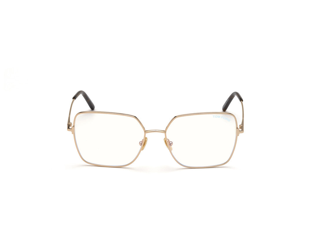 Shiny Rose Gold Female Glasses Tom Ford 889214257406