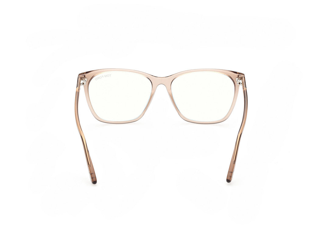 Shiny Light Brown Female Glasses Tom Ford 889214268679