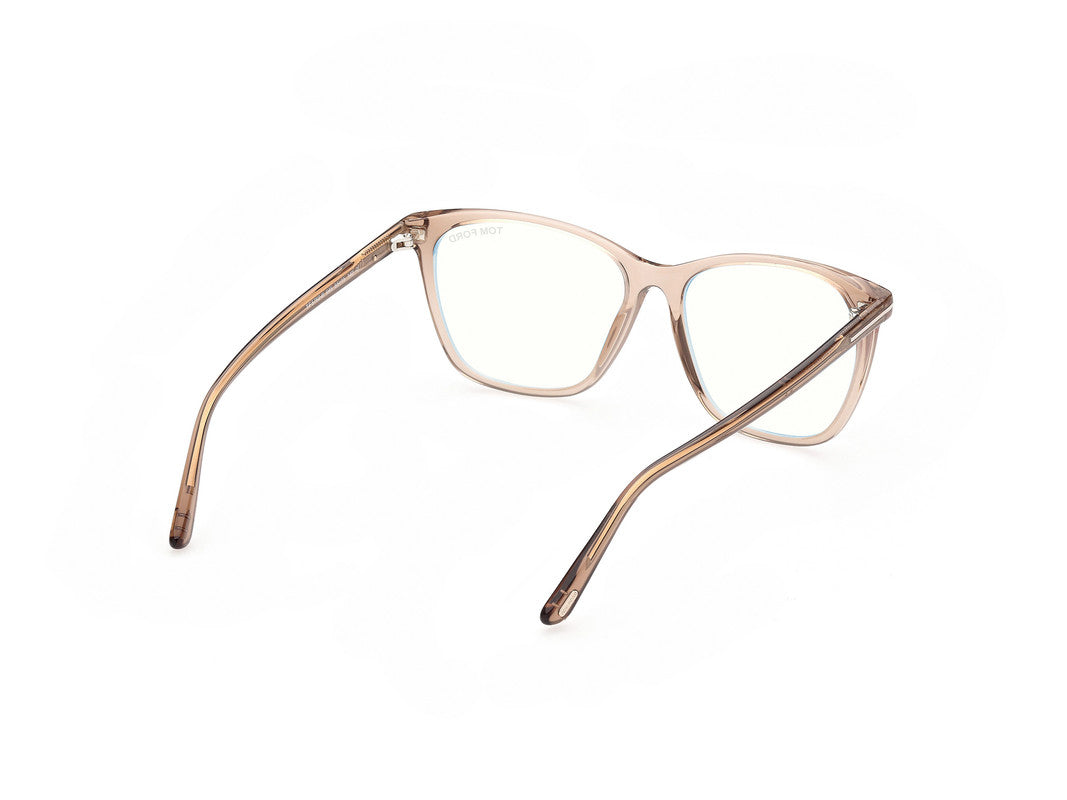 Shiny Light Brown Female Glasses Tom Ford 889214268679