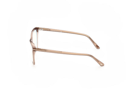 Shiny Light Brown Female Glasses Tom Ford 889214268679