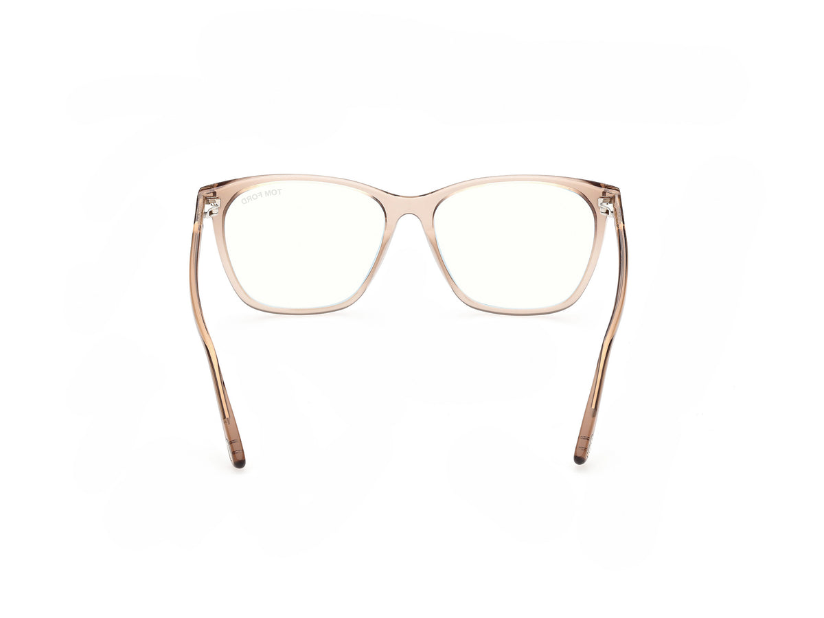 Shiny Light Brown Female Glasses Tom Ford 889214268679