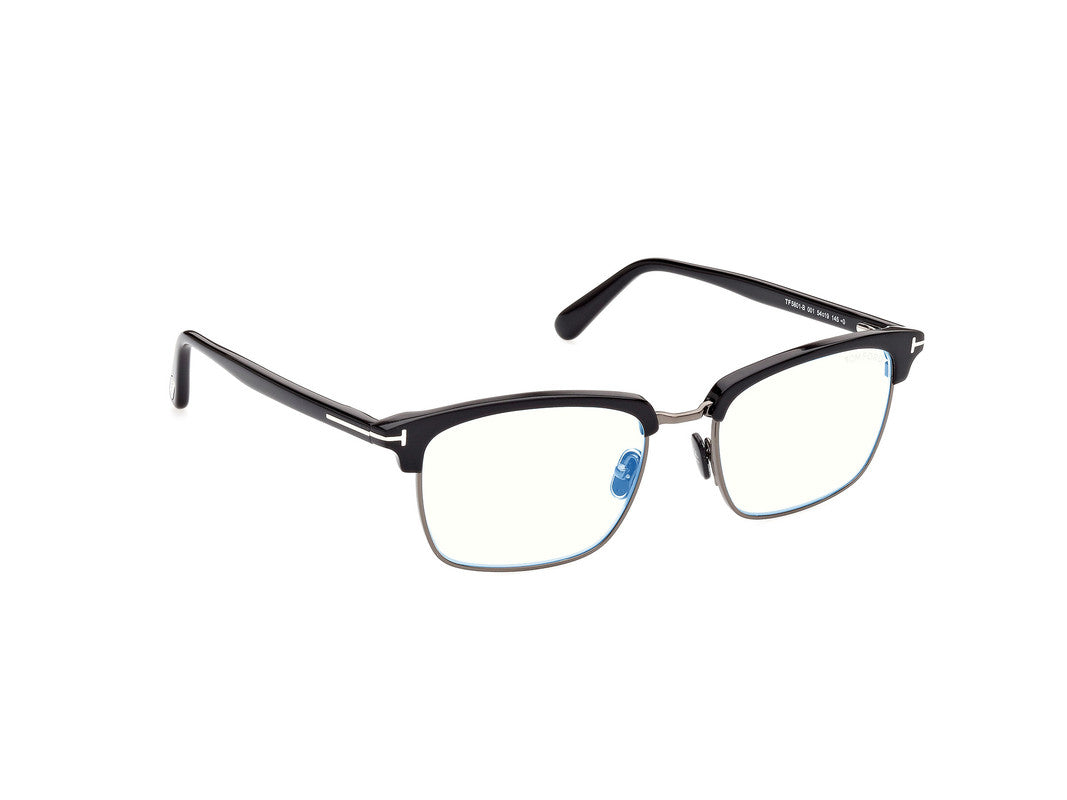 Shiny Gunmetal Male Glasses Tom Ford 889214327123