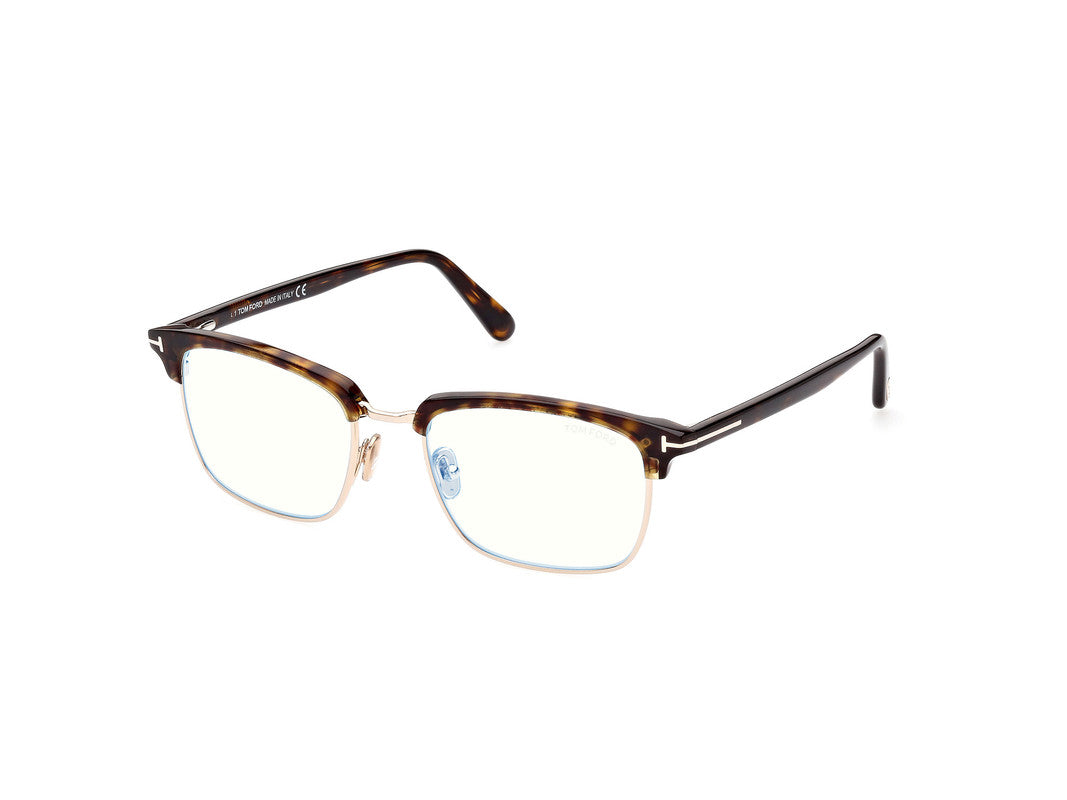 Shiny Rose Gold Male Glasses Tom Ford 889214327130