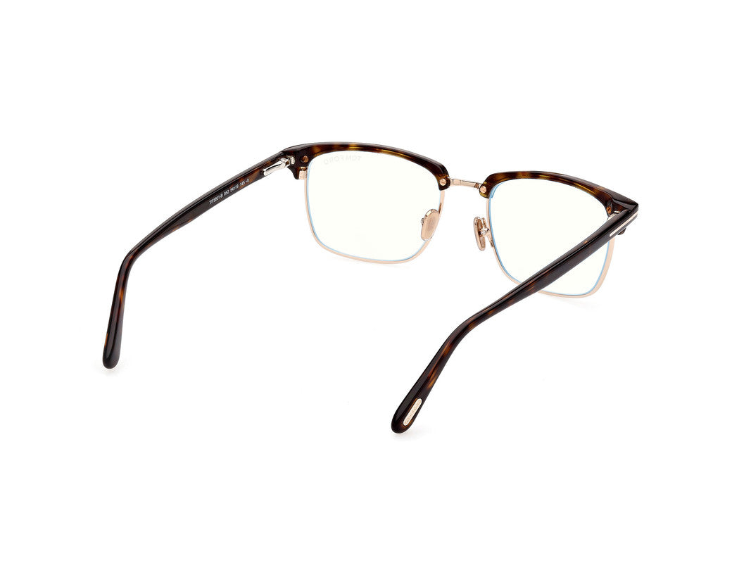 Shiny Rose Gold Male Glasses Tom Ford 889214327130