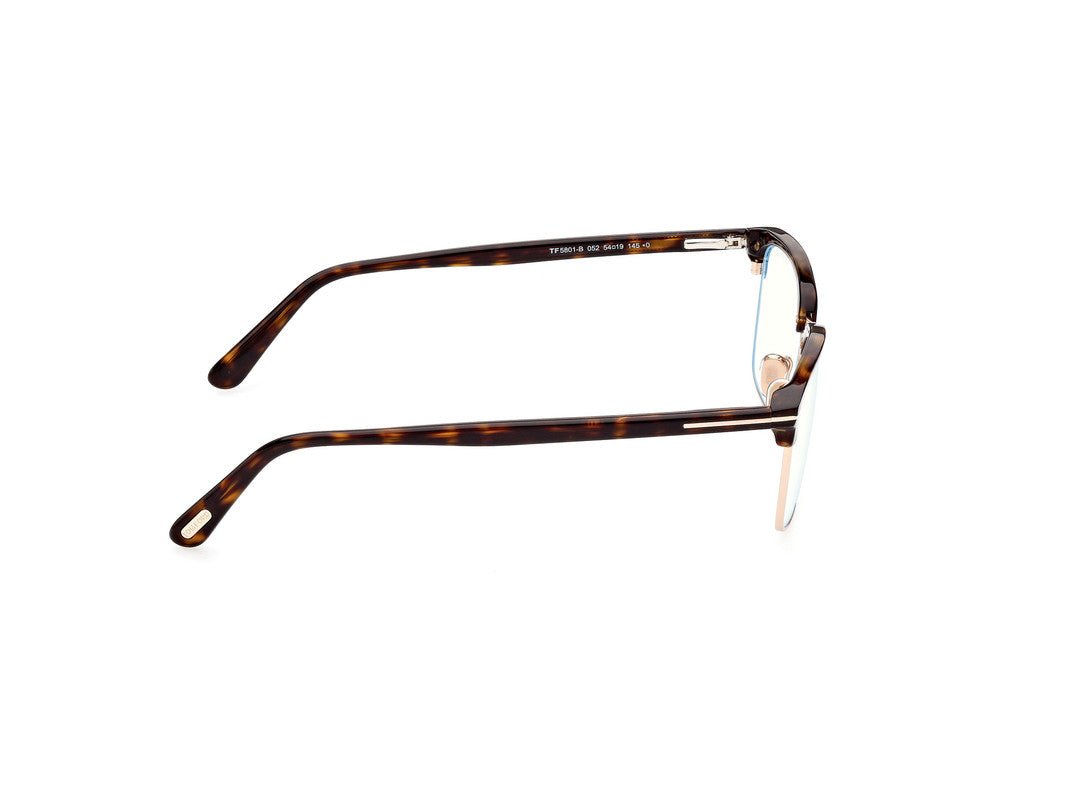 Shiny Rose Gold Male Glasses Tom Ford 889214327130