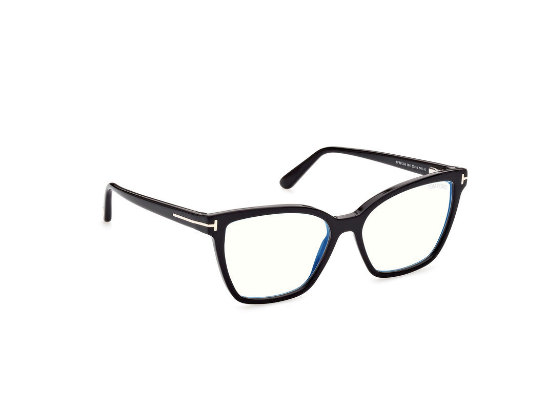 Shiny Black Female Glasses Tom Ford 889214327628