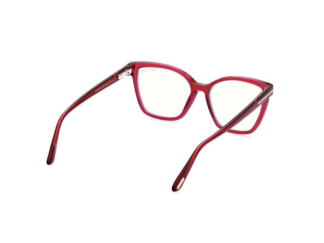 Shiny Dark Fuxia Female Glasses Tom Ford 889214327659