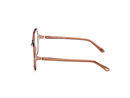 Shiny Light Brown Female Eyeglasses Tom Ford 889214685407