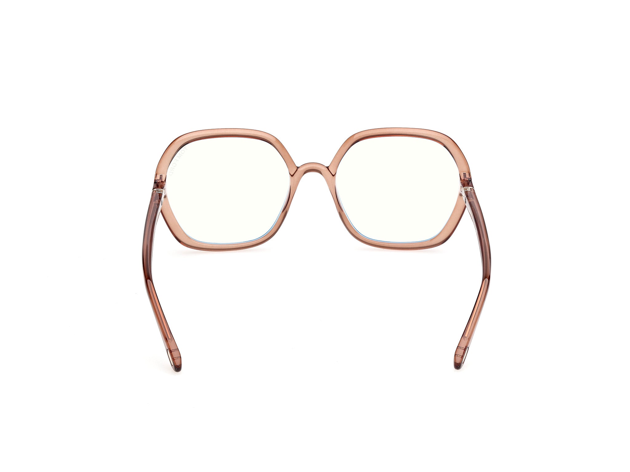 Shiny Light Brown Female Eyeglasses Tom Ford 889214685407