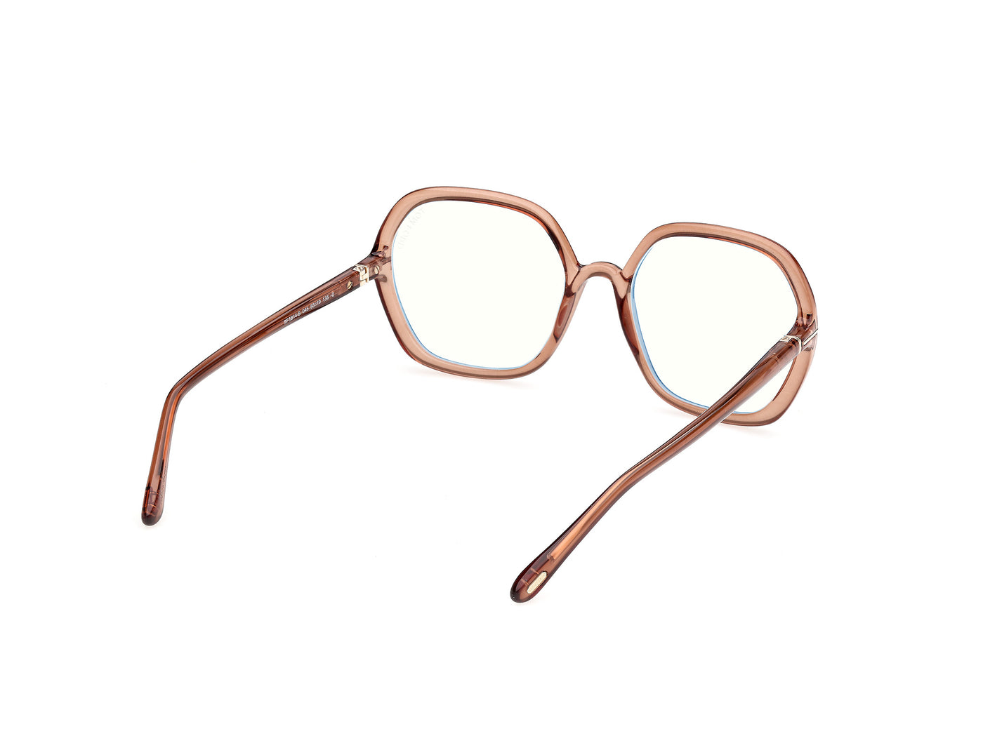 Shiny Light Brown Female Eyeglasses Tom Ford 889214685407