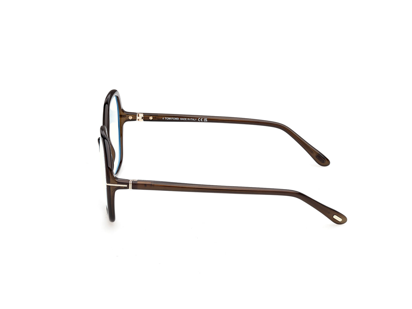 Shiny Dark Green Female Eyeglasses Tom Ford 889214685414