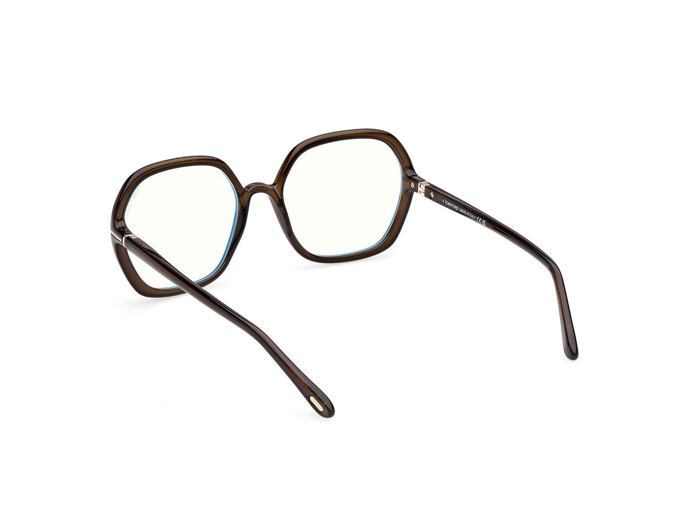 Shiny Dark Green Female Eyeglasses Tom Ford 889214685414
