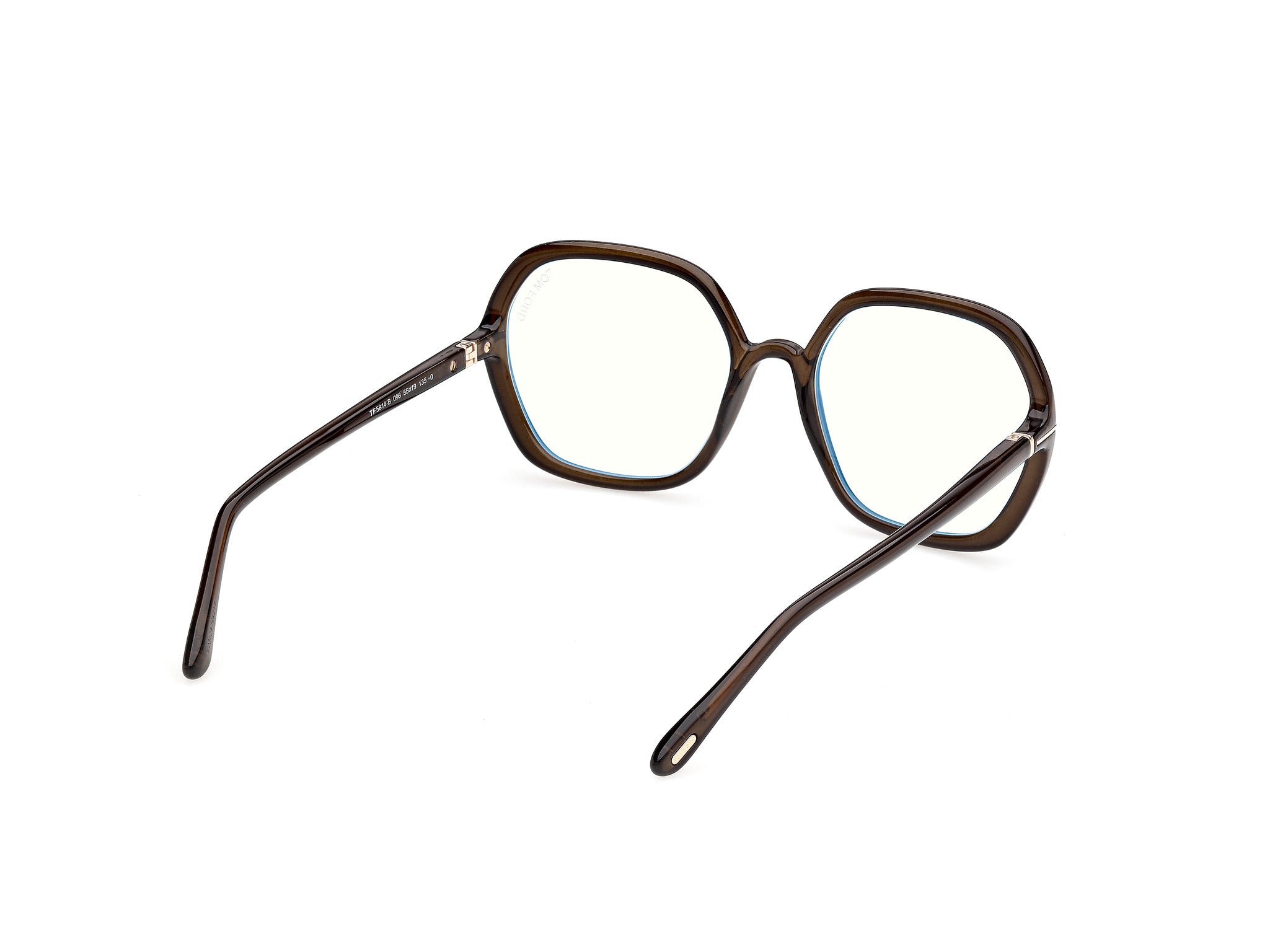 Shiny Dark Green Female Eyeglasses Tom Ford 889214685414