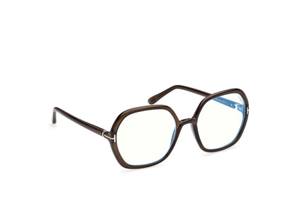 Shiny Dark Green Female Eyeglasses Tom Ford 889214685414