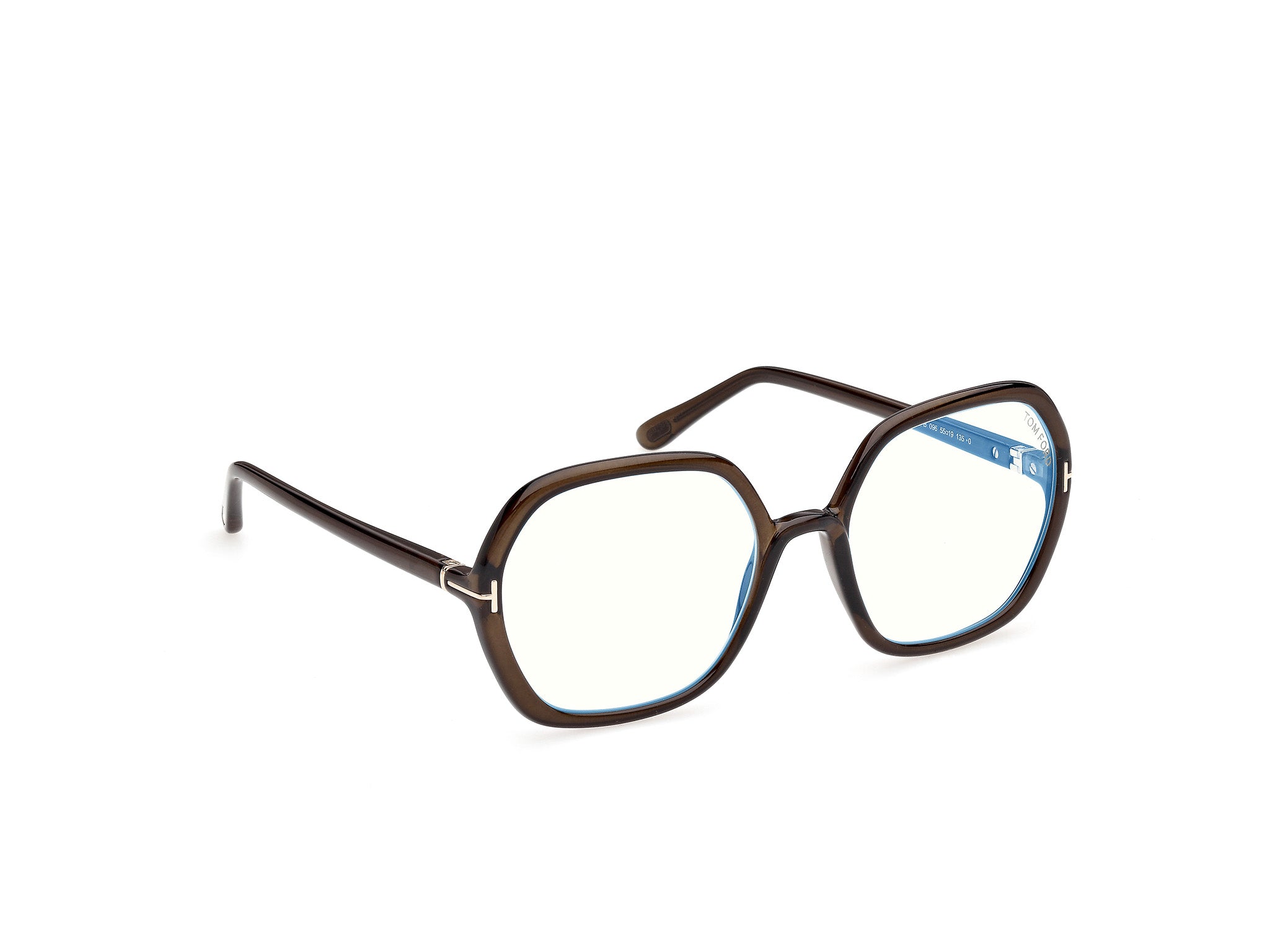Shiny Dark Green Female Eyeglasses Tom Ford 889214685414