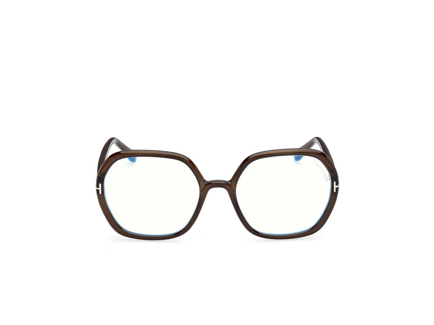 Shiny Dark Green Female Eyeglasses Tom Ford 889214685414