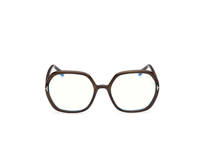 Shiny Dark Green Female Eyeglasses Tom Ford 889214685414