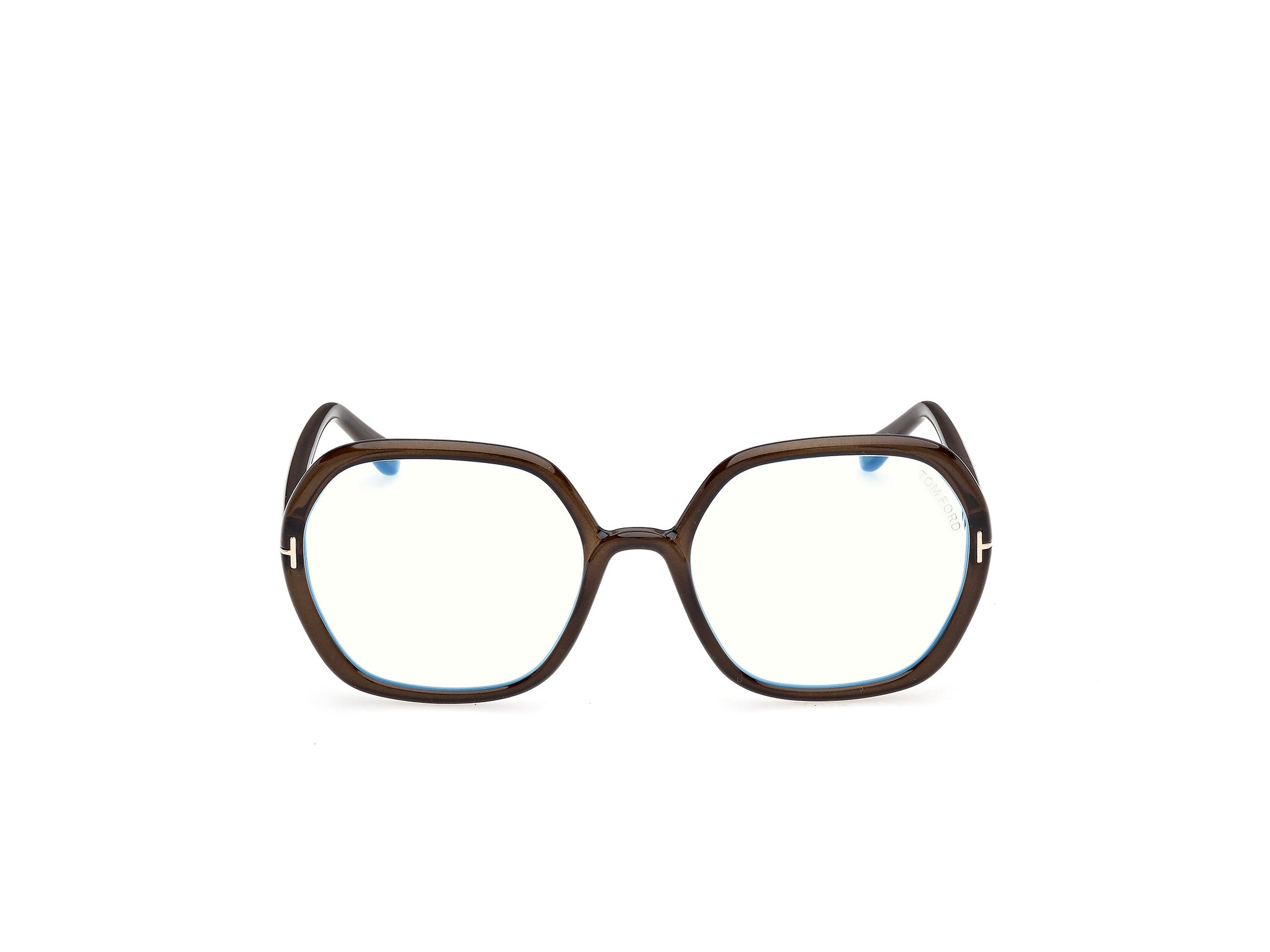 Shiny Dark Green Female Eyeglasses Tom Ford 889214685414