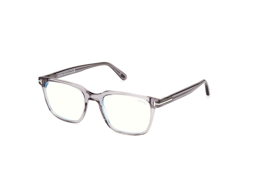 Shiny Grey Male Glasses Tom Ford 889214336965