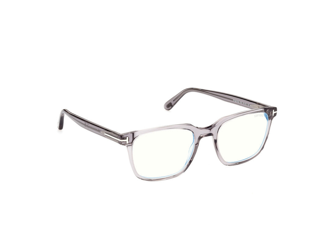 Shiny Grey Male Glasses Tom Ford 889214336927