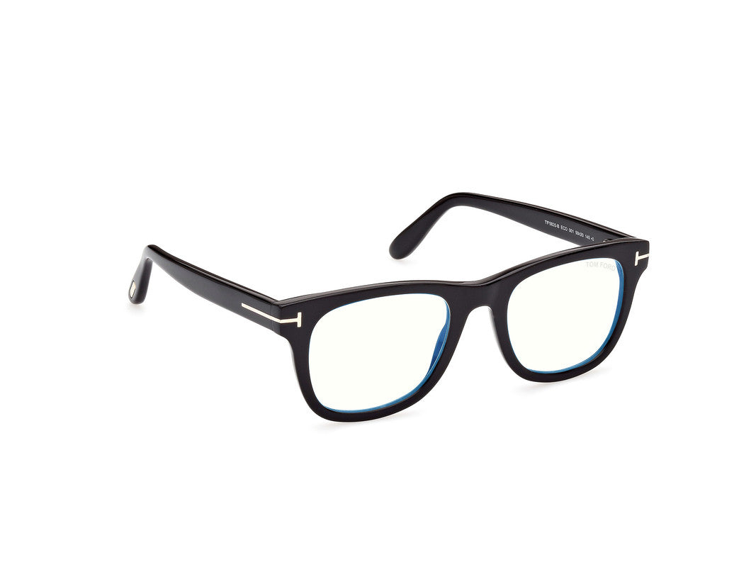 Shiny Black Male Glasses Tom Ford 889214337122