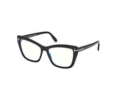 Shiny Black Female Glasses Tom Ford 889214337313