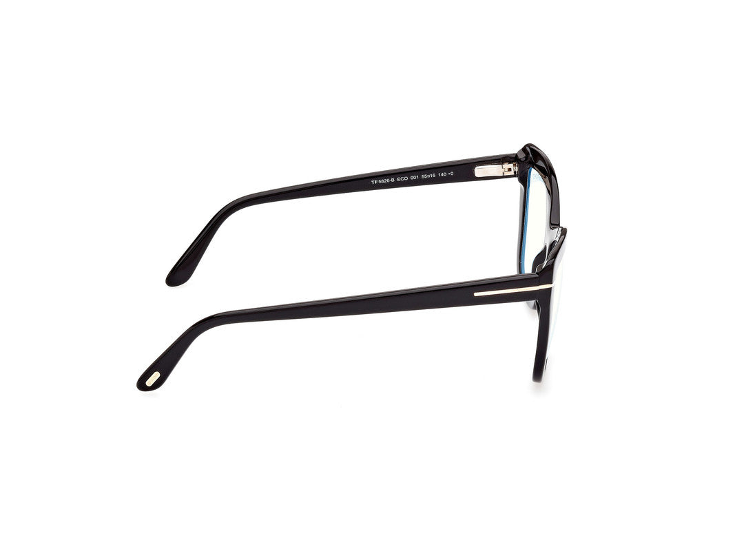 Shiny Black Female Glasses Tom Ford 889214337313