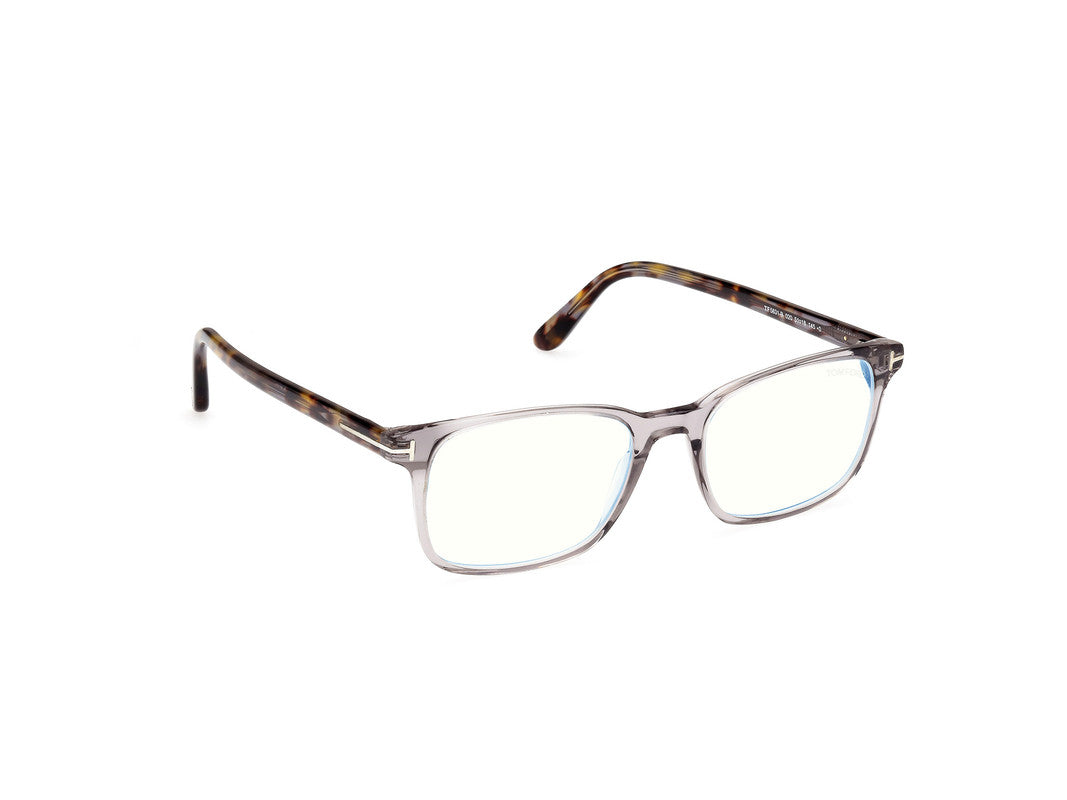 Shiny Grey Male Glasses Tom Ford 889214358400