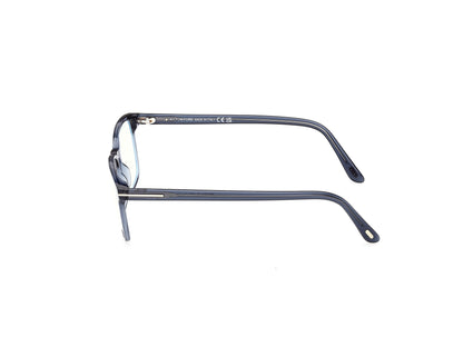 Shiny Blue Male Glasses Tom Ford 889214637635